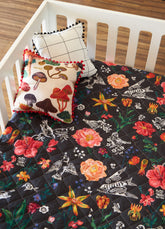 Colcha Elástico Bebê - Floral Noite Nathalie Lété